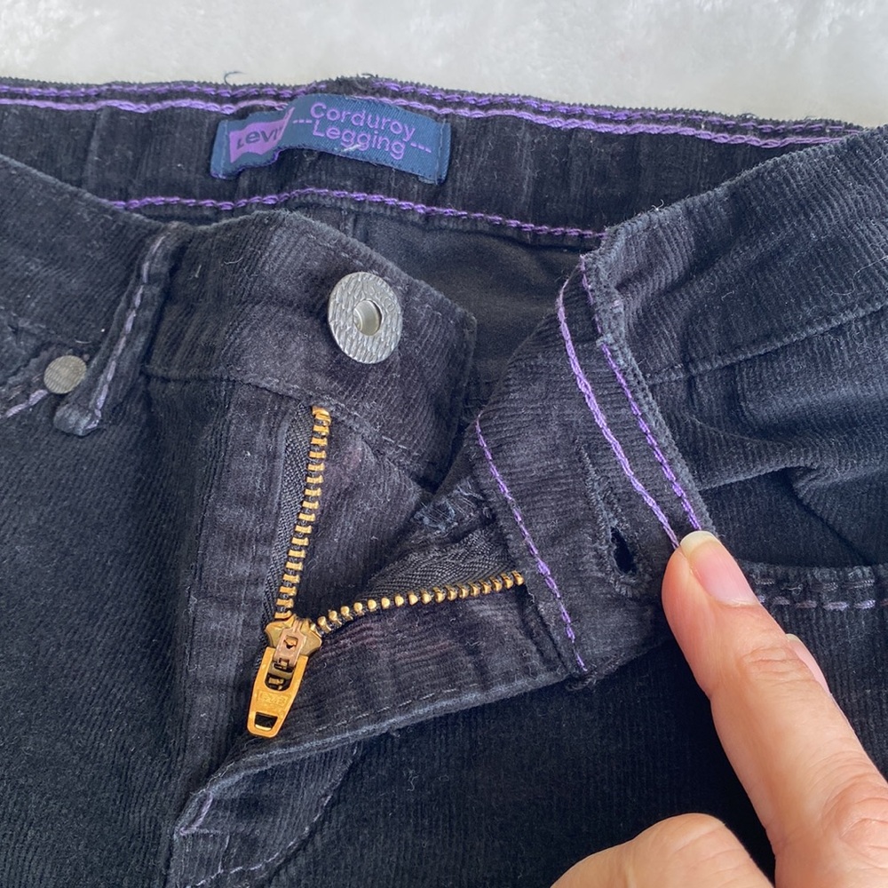 Levi’s Corduroy Leggings Size 10 - Picture 4 of 8